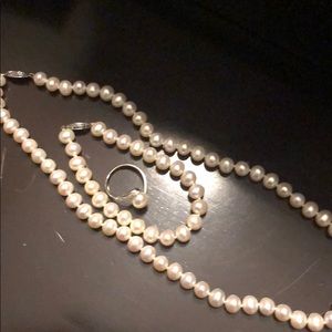 Pearl jewelry set
